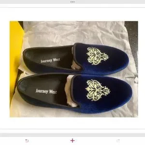 Journey West | Shoes | New In Box Mens Size 45 Blue Suede 